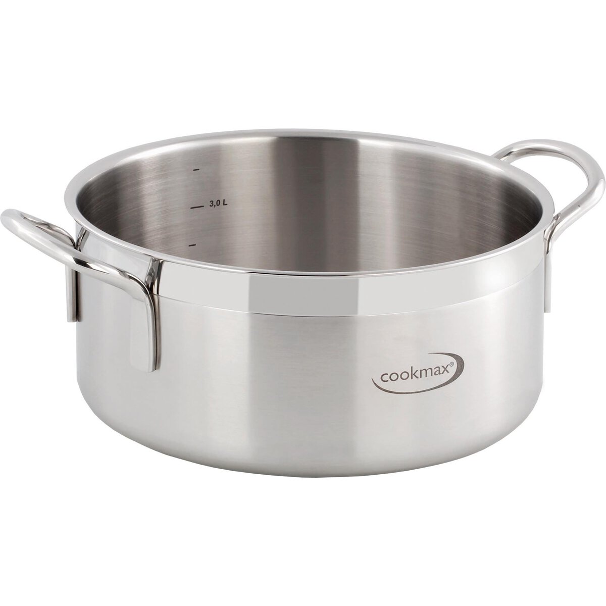Bratentopf flach "Cookmax Gourmet" Ø 20 cm, H: 9 cm. Inhalt 2,8L