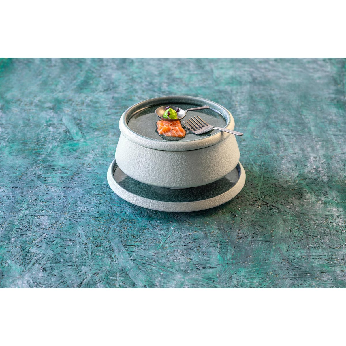 Porzellan Serie "Samoa" blau Schale Ø 8cm (4)