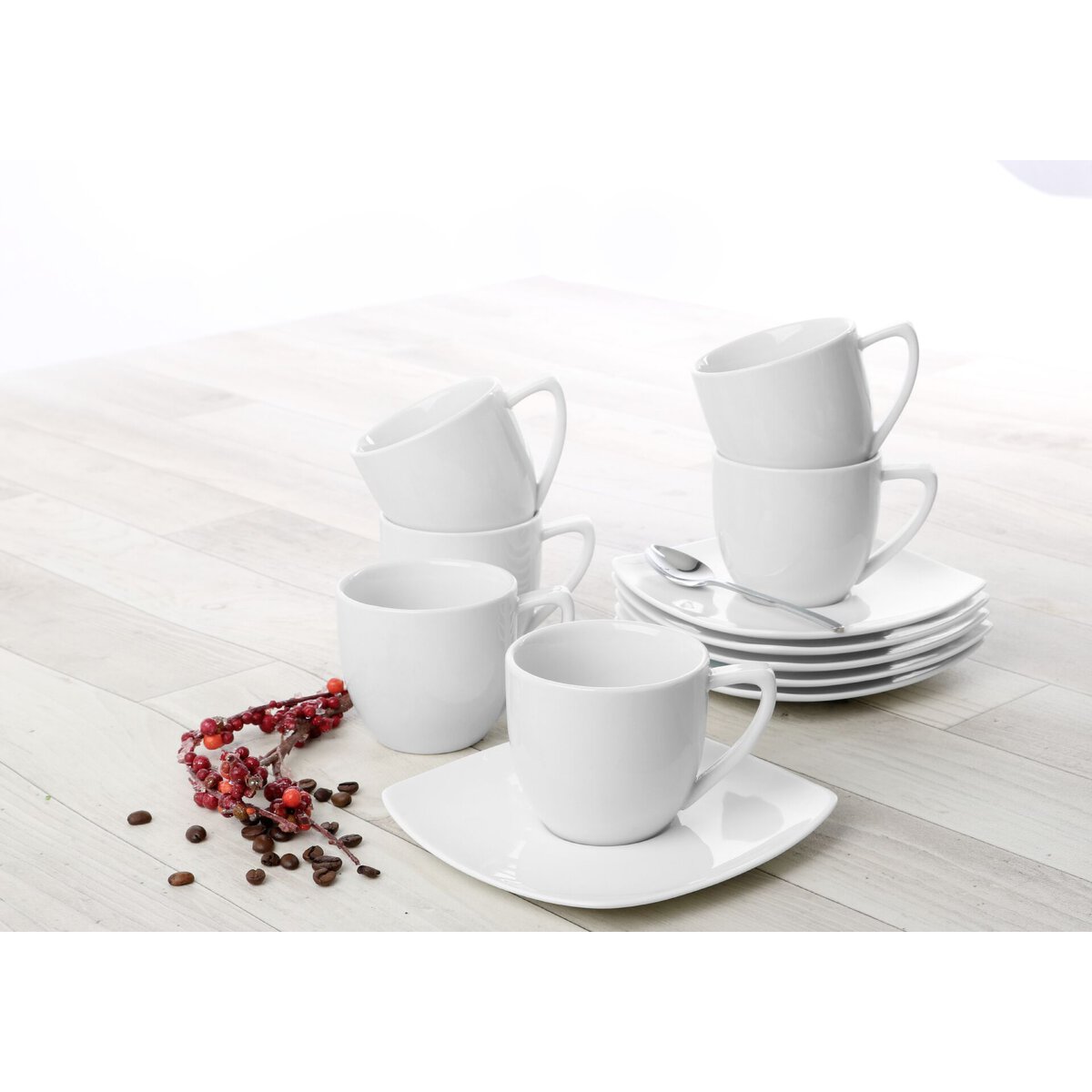 Tassenserie "ConForm" Hartporzellan Cappuccino obere 0,40L (3)