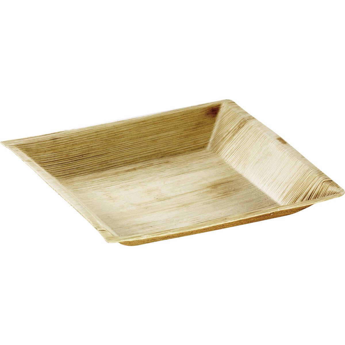 Schale/ Teller quadratisch "Palmblatt" flach (Teller) (1)