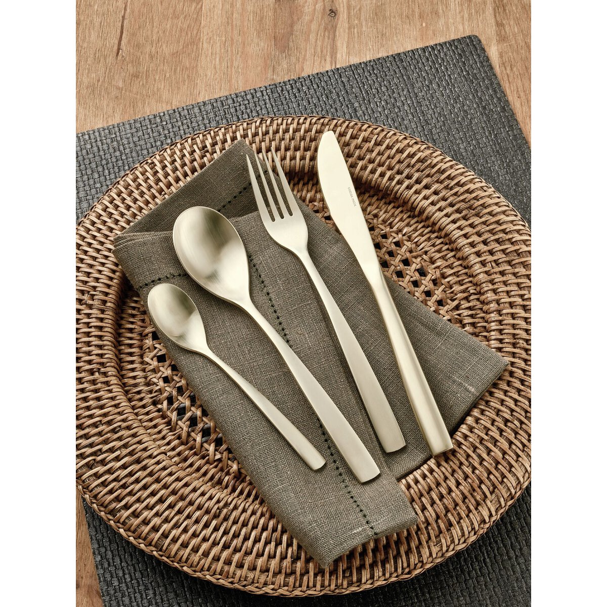 Besteckserie "MiCo Mixed Colors" satin Tafelmesser "Cobre" (6)