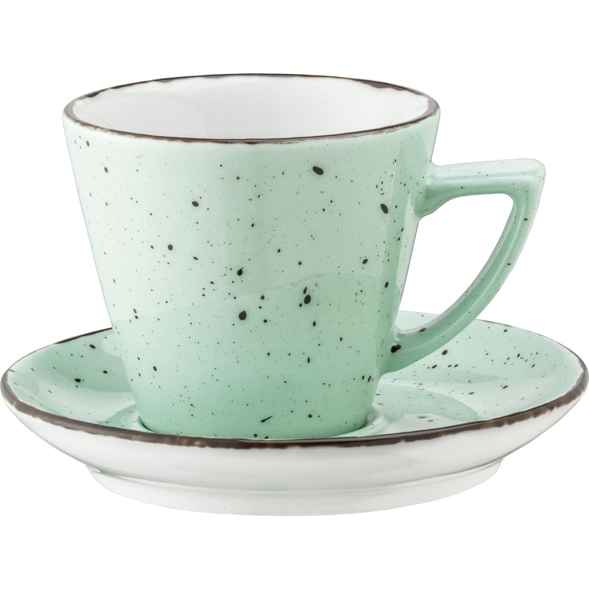 Porzellanserie "Granja" mint Tasse obere Kaffee/Cappuccino (1)