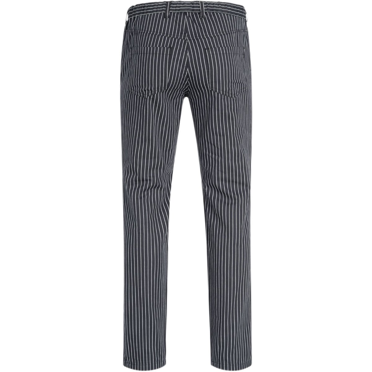 Herren-Hose "Five-Pocket" gestreift schwarz/ weiß Größe 42 (1)
