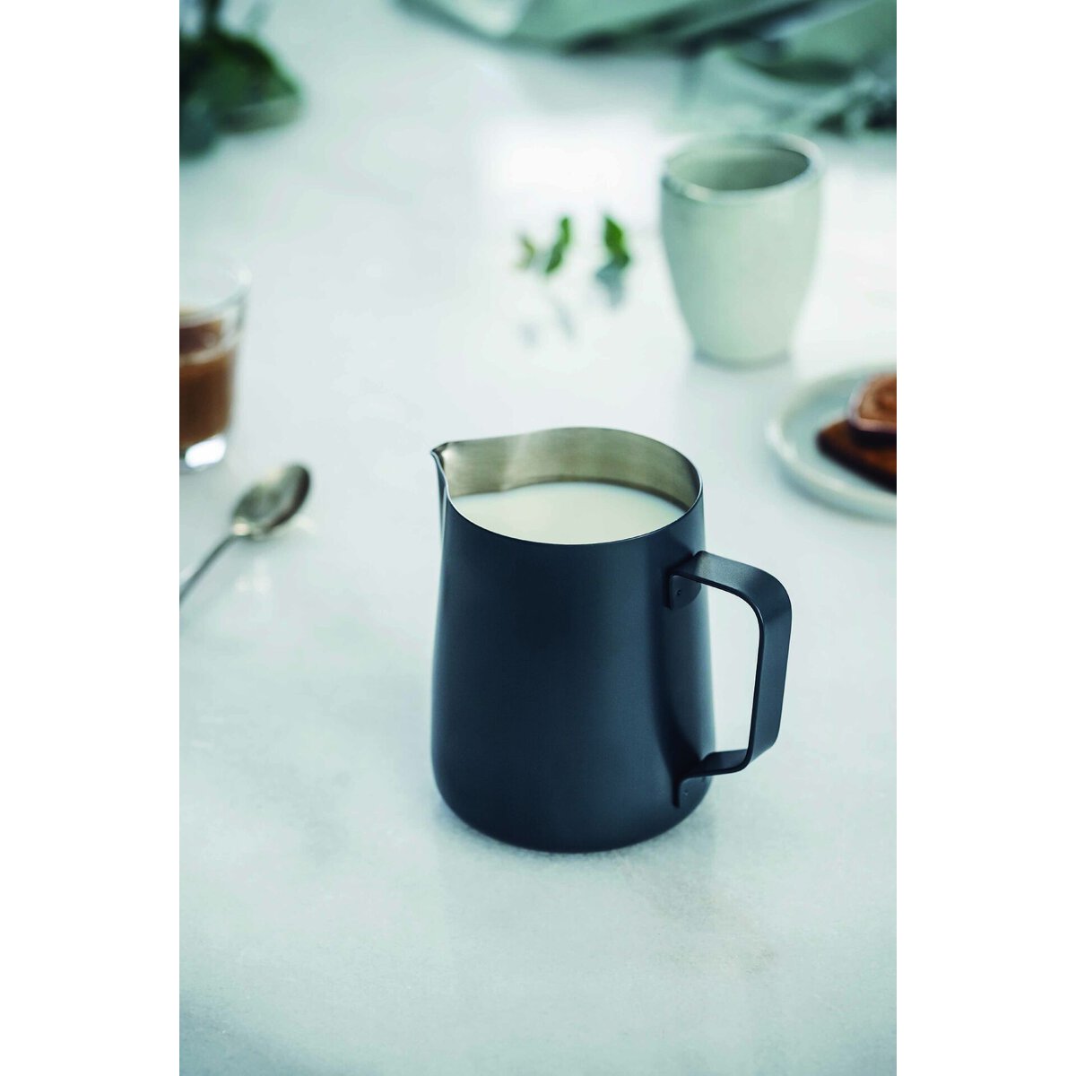 Milchkanne "Brocca" Edelstahl 0,35L anthrazit (1)