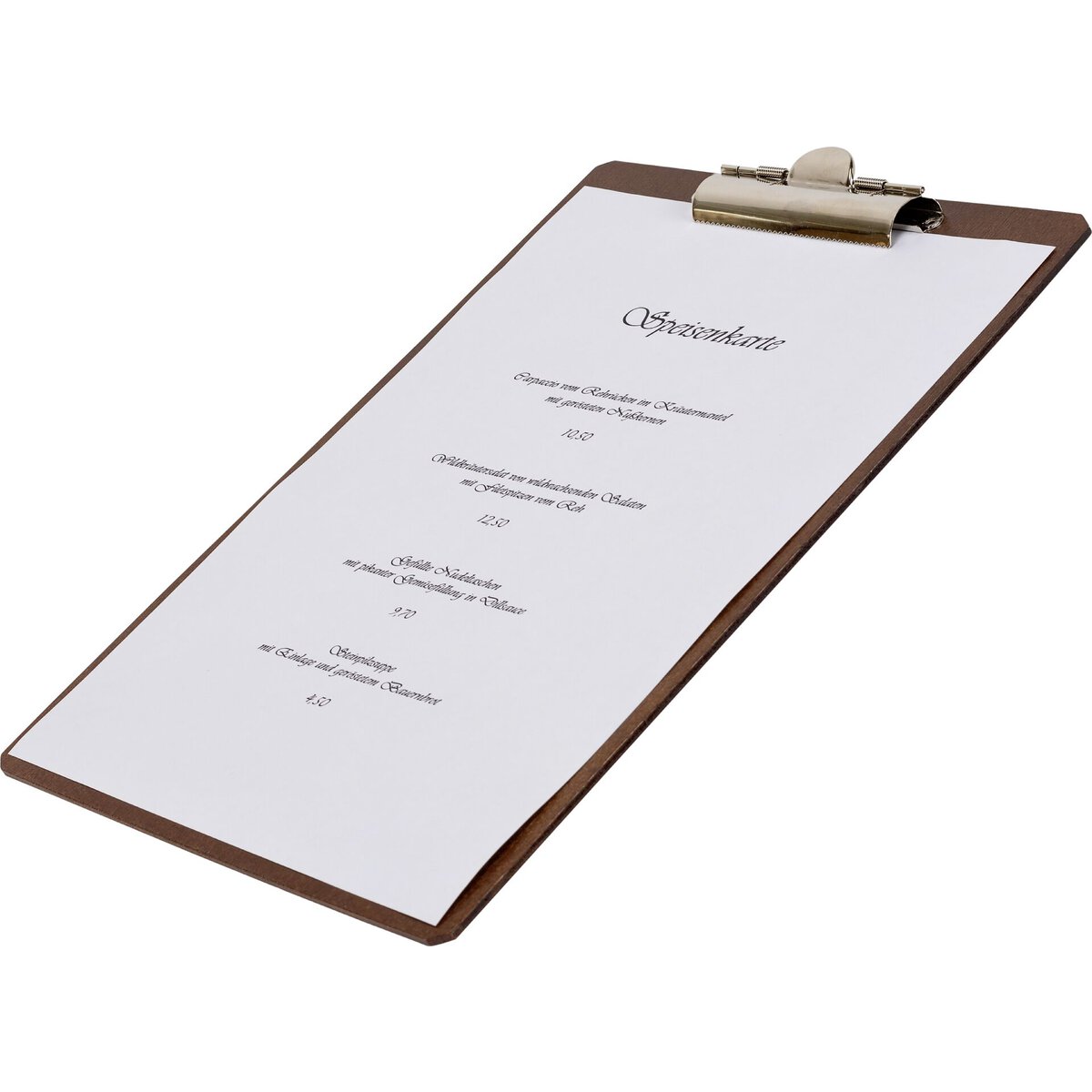 Klemmbrett A4, Birke dunkel (1)