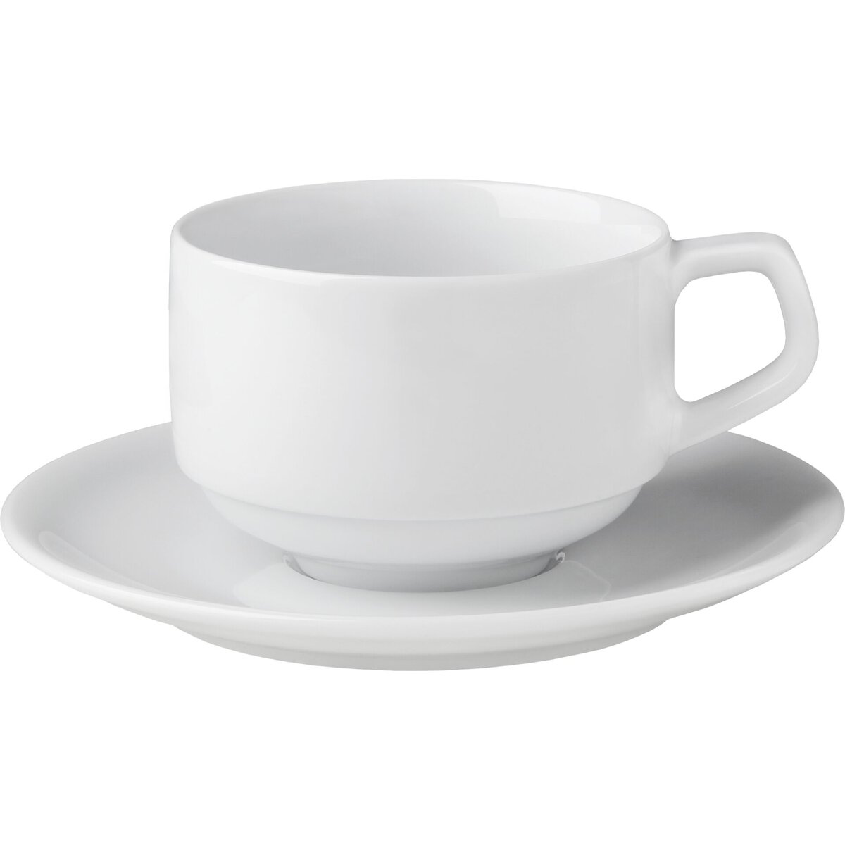 Hotelporzellan "Rotondo" Tasse stapelbar Kaffee obere (1)