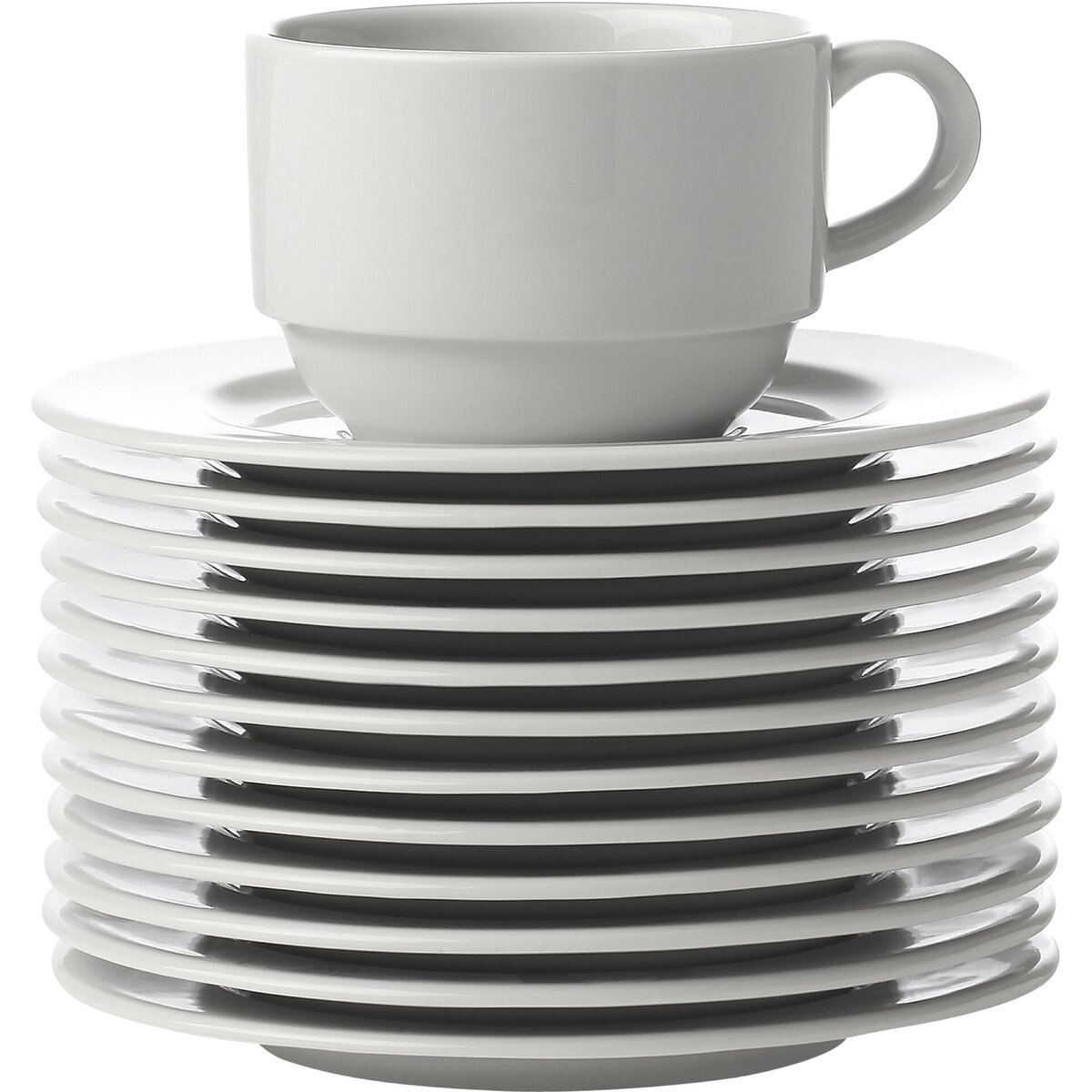 Tasse untere Ø 15 cm weiß (1)