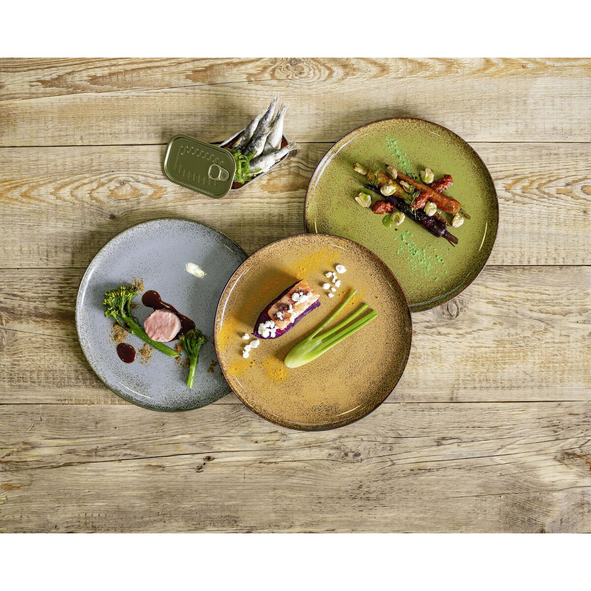 Porzellanserie "Spices" Mint Platte oval 38,5x20,5 (6)