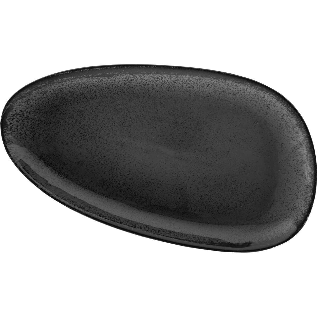 Porzellanserie "Spices" Black Pepper Platte oval 38,5x20,5 (1)