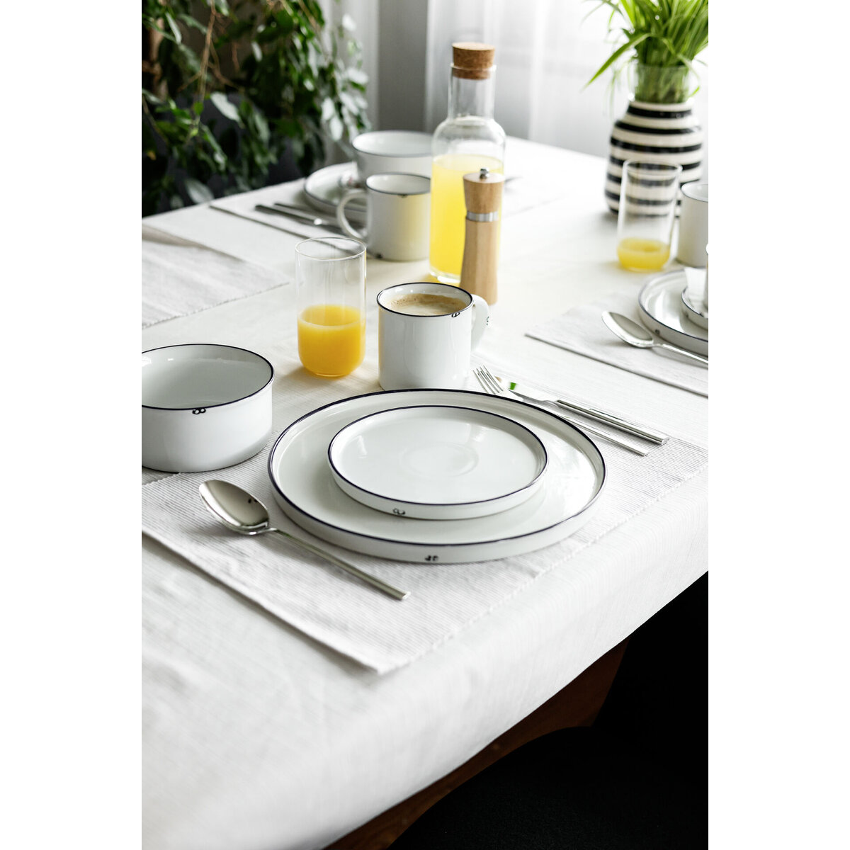 Steinzeugserie "Greta" Teller flach 19cm (5)