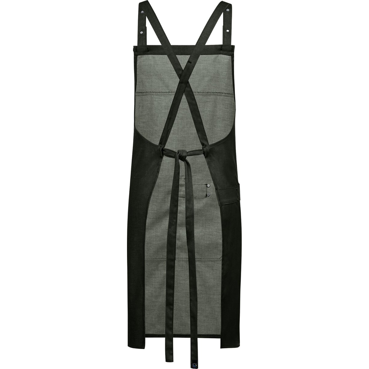 Latzschürze Denim-Optik grün (1)