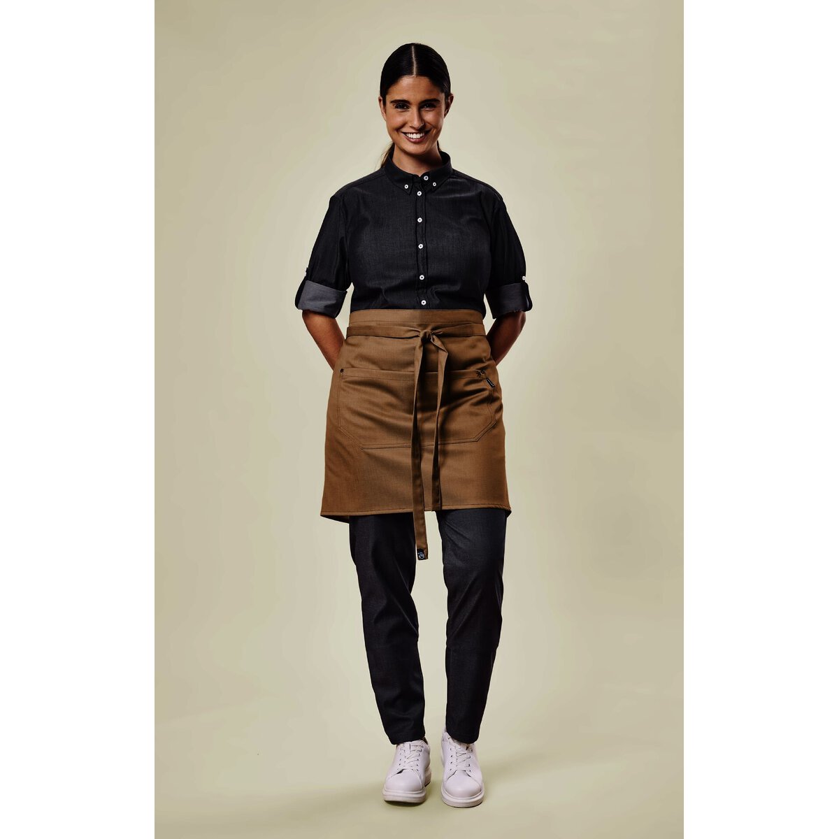 Vorbinder Denim-Optik camel (2)