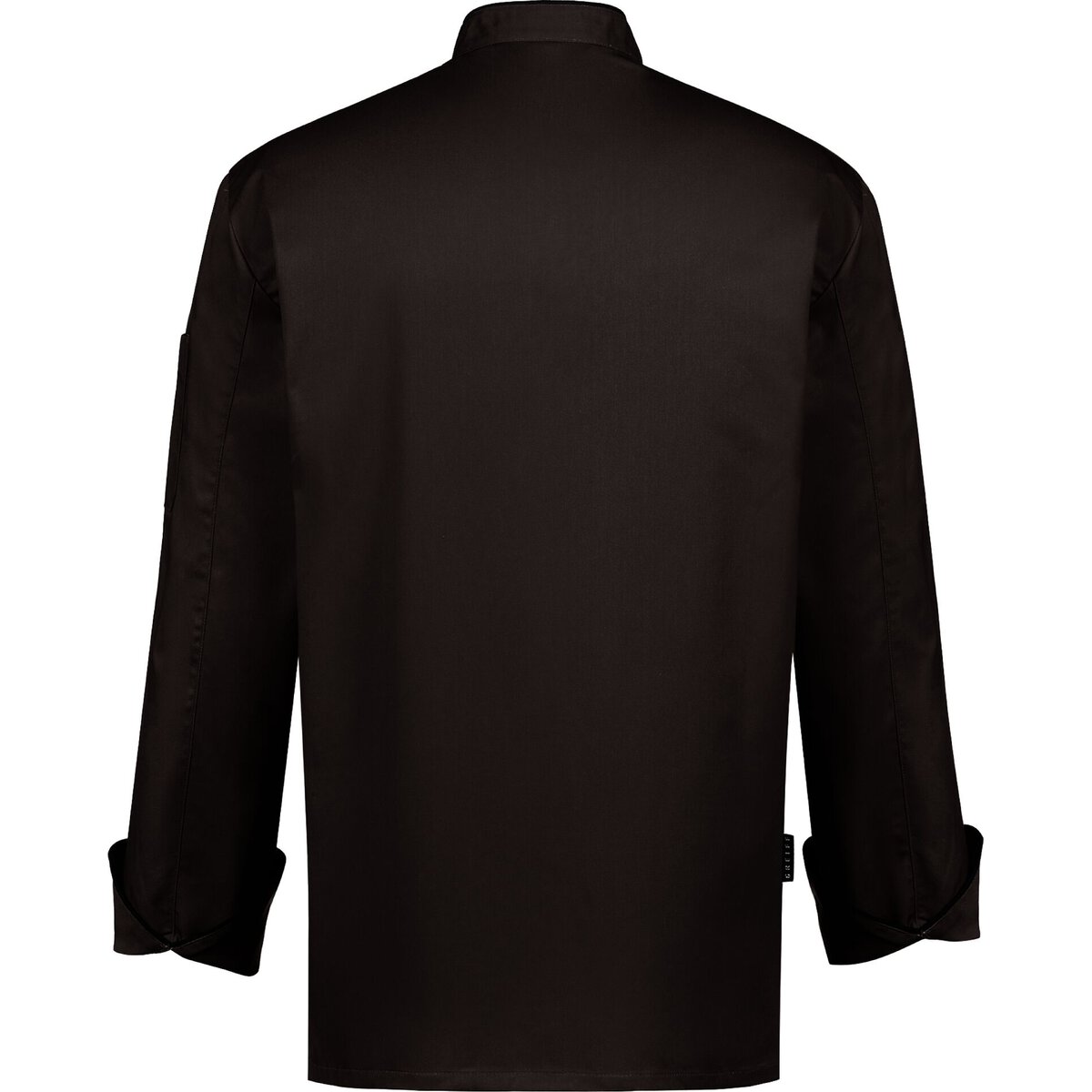 Kochjacke Herren, Armtasche, langarm, taupe Größe L (1)