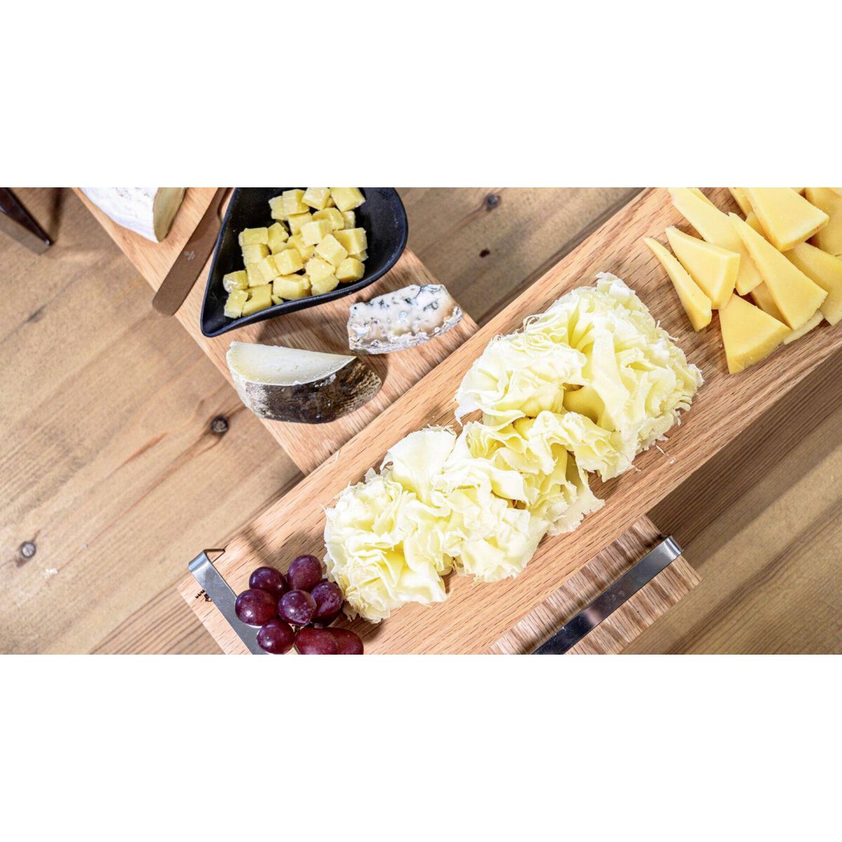 Buffet-Präsentation "OAK" Bügel 25x9cm Edelstahl 2er Pack (6)