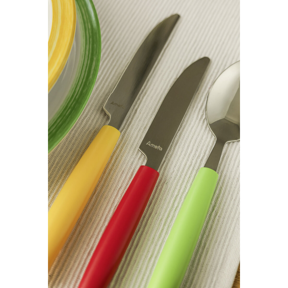 Besteckserie "Colour" cherry-rot Kaffeelöffel (4)