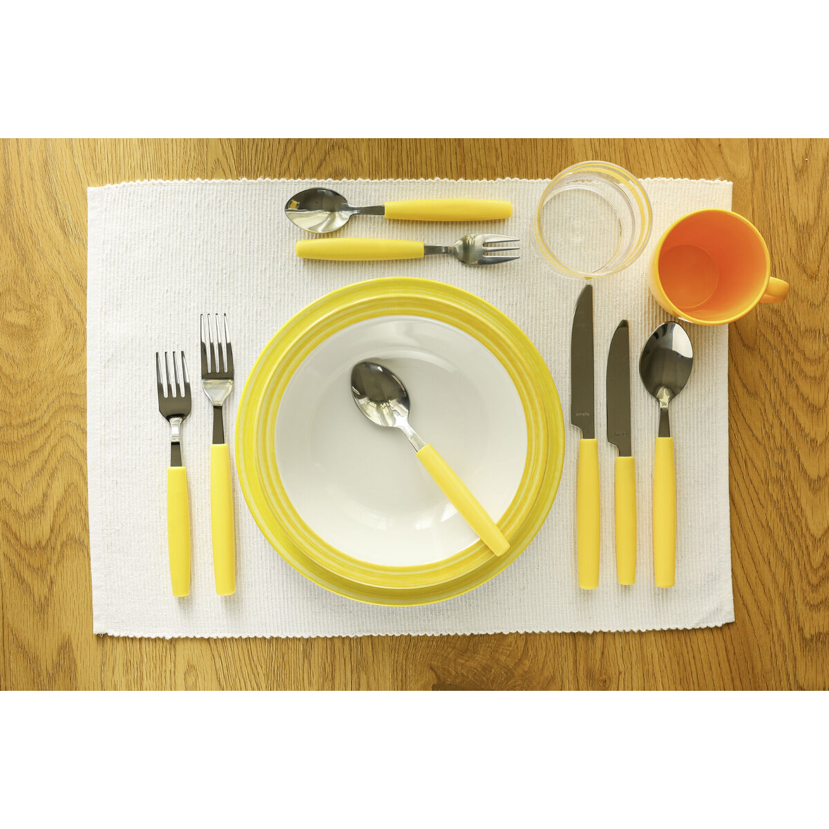 Besteckserie "Colour" gelb Tafellöffel (1)