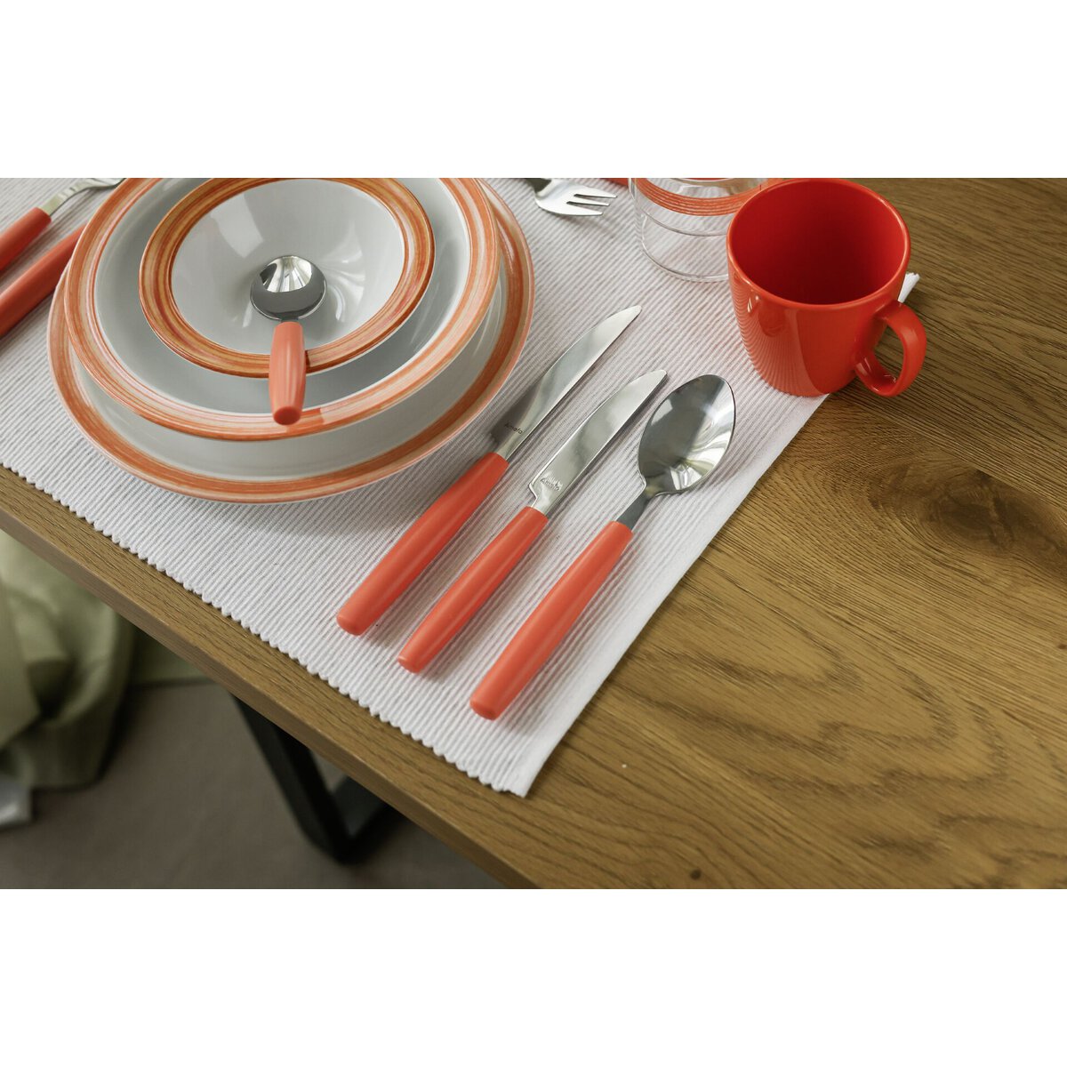 Besteckserie "Colour" orange Kaffeelöffel (3)