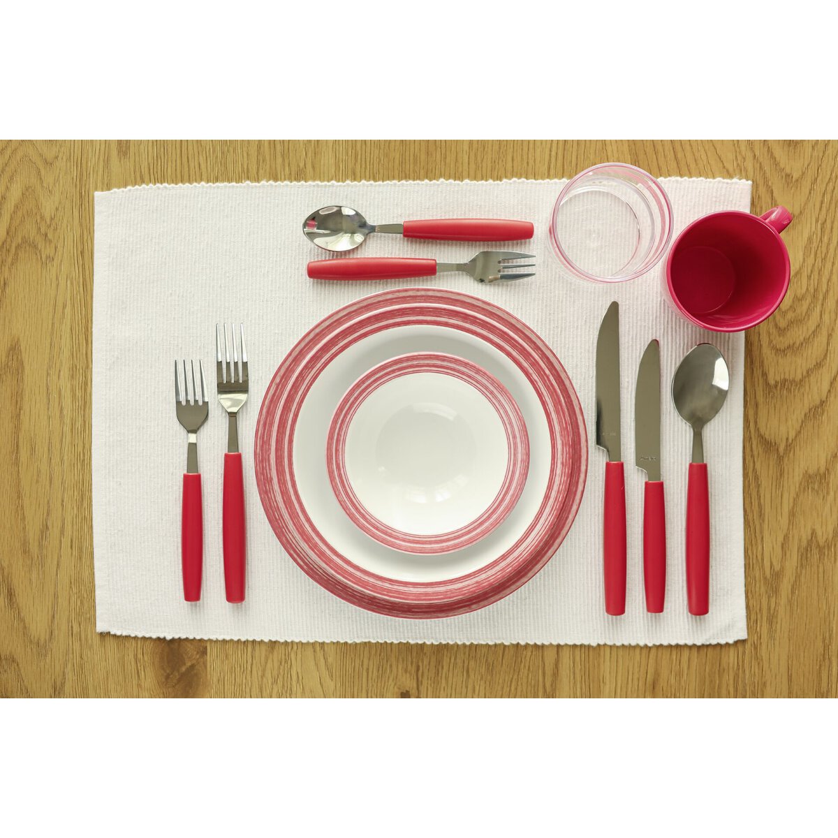 Besteckserie "Colour" cherry-rot Kaffeelöffel (1)