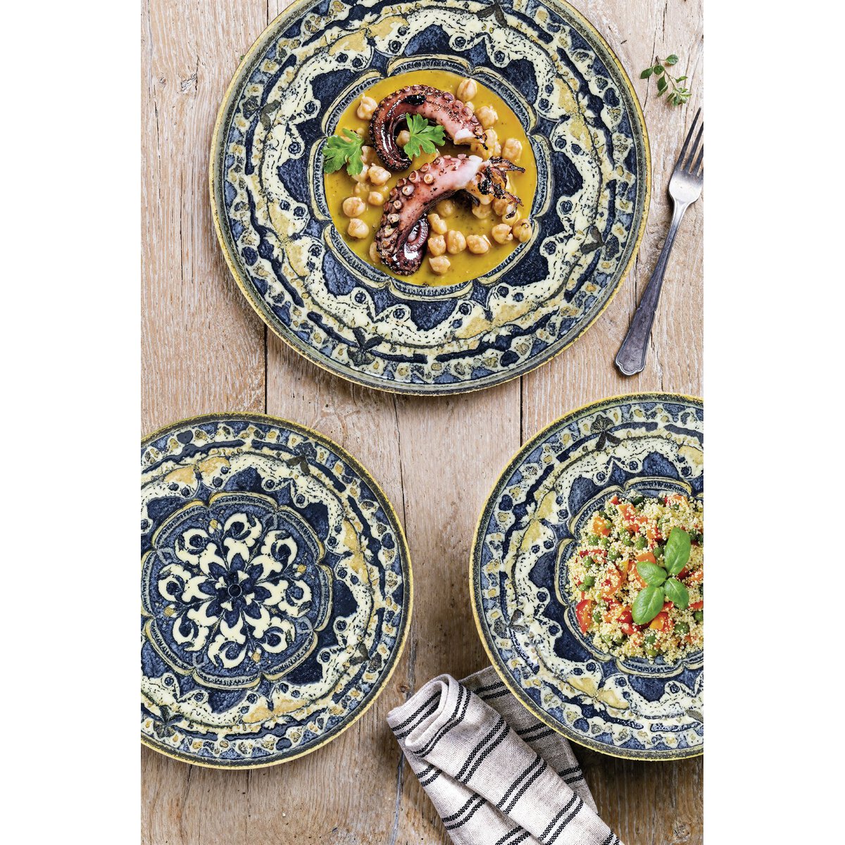 Porzellanserie "Granada" Teller tiel Ø 21,5cm (2)