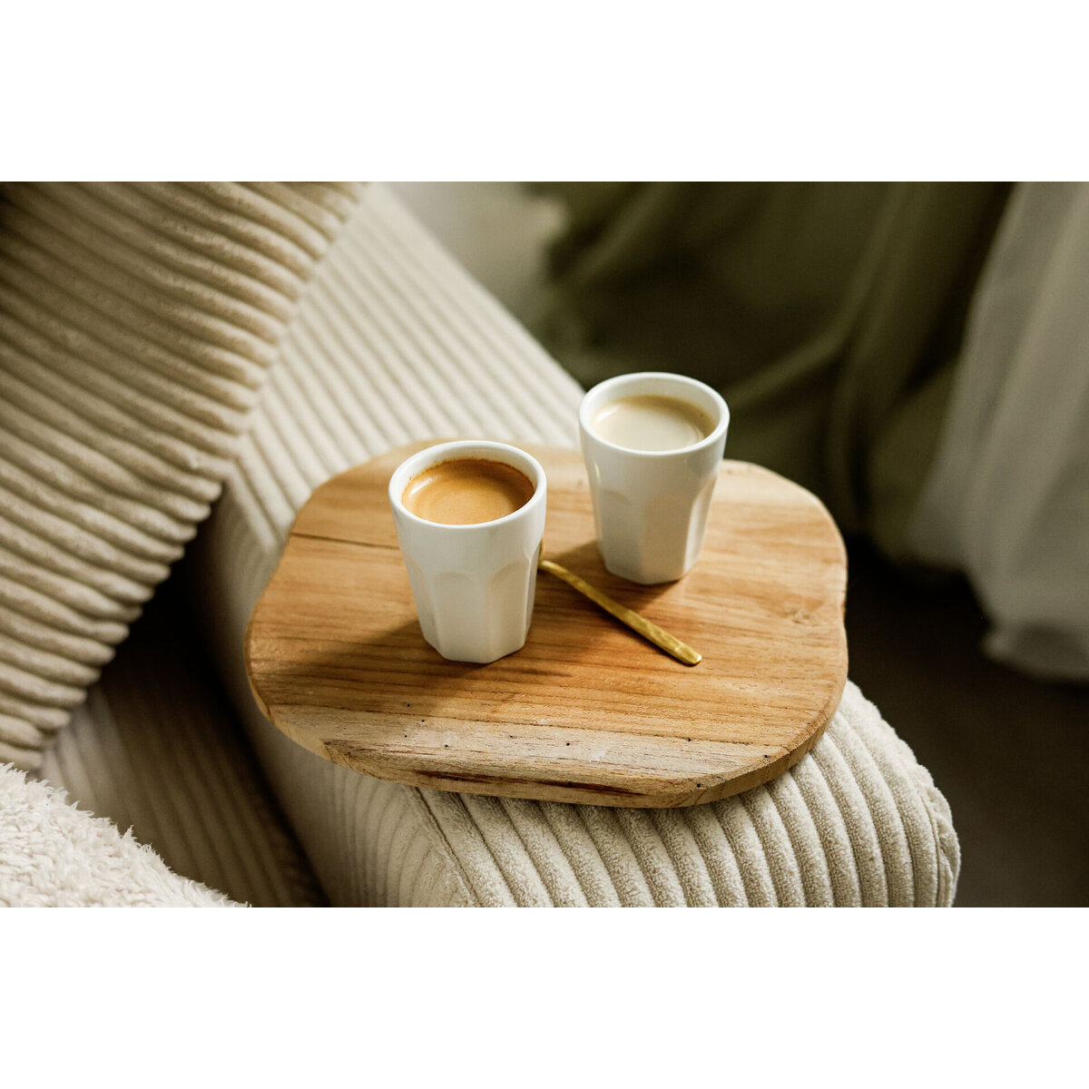 Becher "Barista" weiß 0,08 L (1)