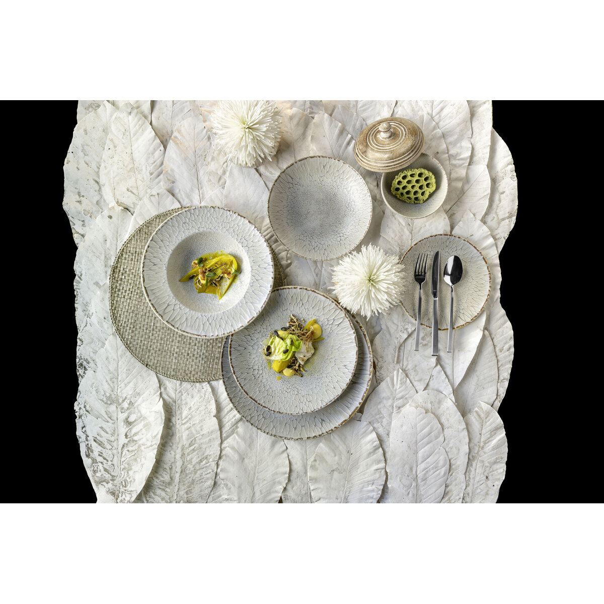 Steinzeugserie "Lunora" Teller flach Ø21cm (1)