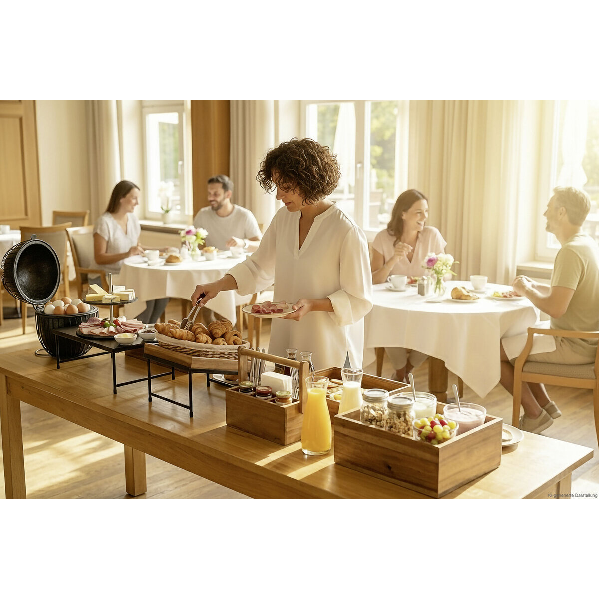 Buffetsystem "Nord"  Holzkasten 1/1 GN 8,5cm hoch (7)