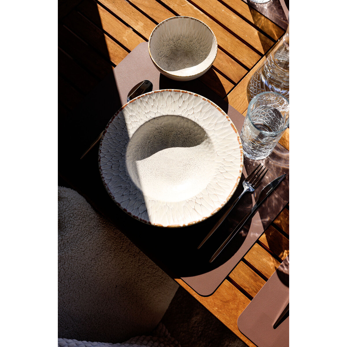 Steinzeugserie "Lunora" Teller flach Ø21cm (4)