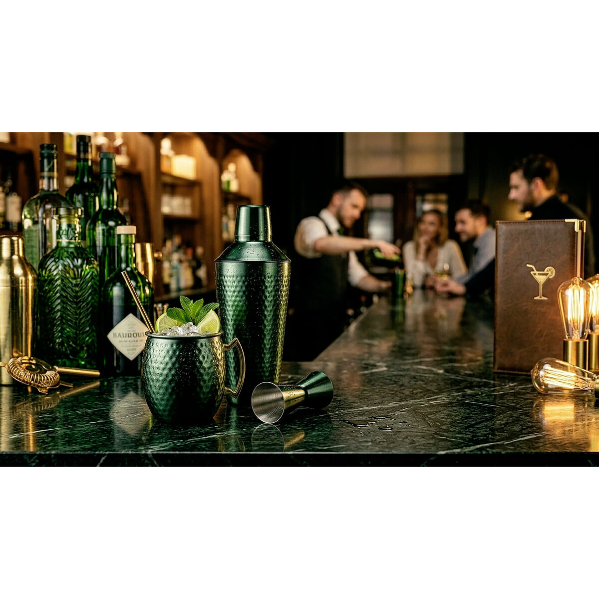 Rooftop grün Hammerschlag Cocktail-Doppelmaß (2)
