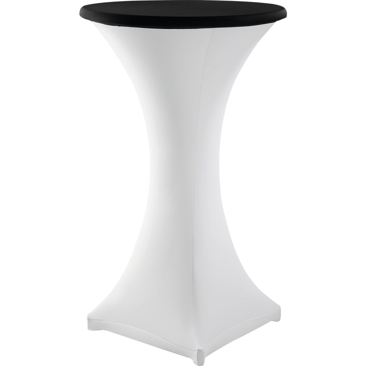 Tischplattenbezug Ø 70 cm weiß (1)