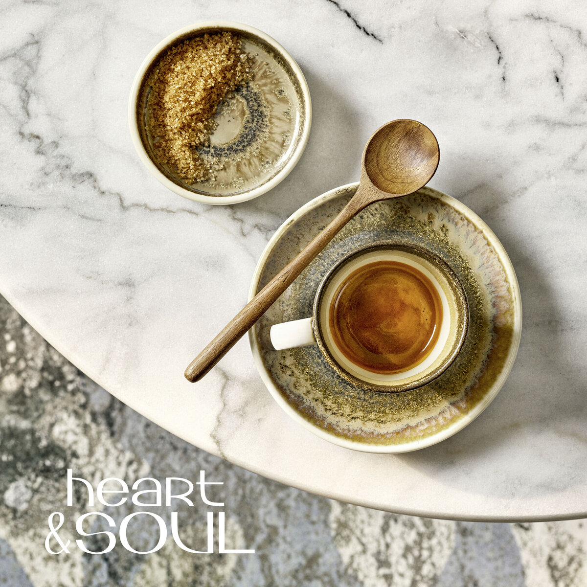 "Heart & Soul" Cumin Tasse obere Kaffee/Cappuccino (1)