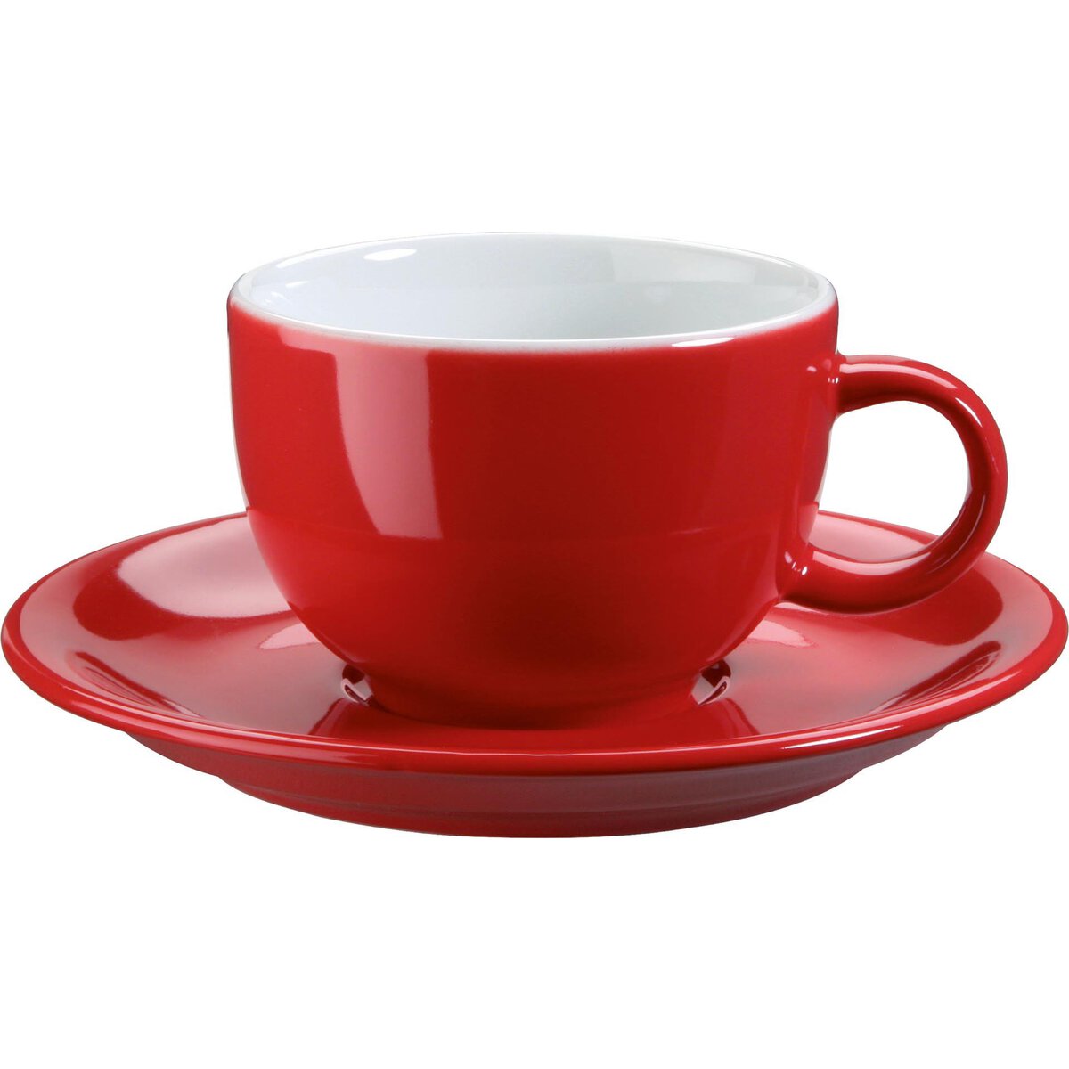 Kaffee-/Cappuccinotasse obere rot (1)