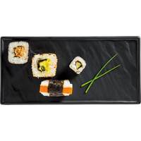 Porzellanserie „Schieferdesign" Platte rechteckig (4)