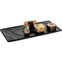 Porzellanserie „Schieferdesign" Platte rechteckig (5)