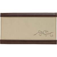 Rechnungsbelegmappe "Culinaria" espresso-beige (1)