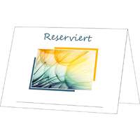 Reserviert-Aufsteller A7 "Pusteblume" (1)