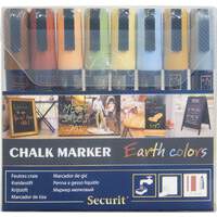 Kreidemarker-Set, erdfarben (1)