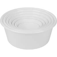 Schüssel weiß Polypropylen 0,75l (2)