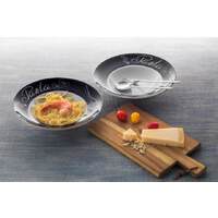 Pastateller "Black-Silver" Ø 26,5 cm, rund (1)