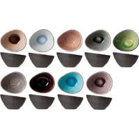 Steinzeugserie "Fun" Schale farbig sortiert (1)