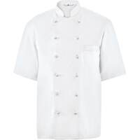 Kochjacke Herren, Brustleistentasche, halbarm Größe S (1)