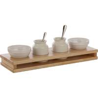 Display "Wood" 4 Aussparungen Ø 10cm (1)