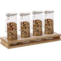 Display "Wood" 4 Aussparungen Ø 10cm (2)