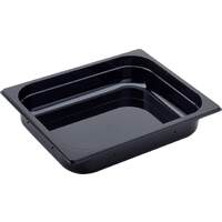 GN Behälter 1/2 Polycarbonat schwarz T: 200mm, 14,4L (1)