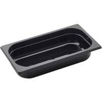GN Behälter 1/3 Polycarbonat schwarz T: 100mm, 4,5L (1)