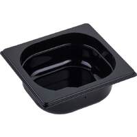 GN Behälter 1/6 Polycarbonat schwarz T: 100mm, 2,1L (1)