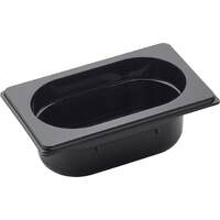 GN Behälter 1/9 Polycarbonat schwarz T: 65mm, 0,8L (1)