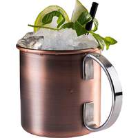 Becher "Moscow Mule" Antik-Kupferlook, glatt, matt, Ø 9,0 cm, H: 9,0 cm, 0,45 L (1)