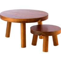 Buffetständer "Holzfuss" Ø 25 cm, H: 15 cm (2)