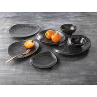 FiveStars Porzellanserie „Ebony" Platte flach oval 36x21cm (1)