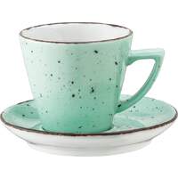 Porzellanserie "Granja" mint Tasse obere Kaffee/Cappuccino (1)